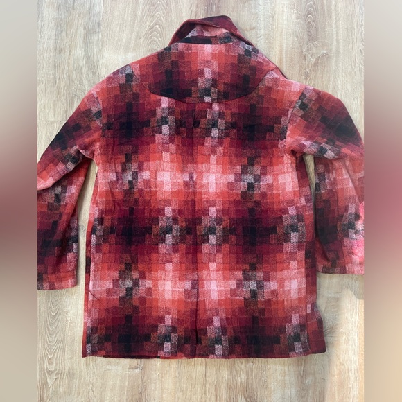 Avec Les Filles Geo Pattern Double Breasted Coat - Picture 8 of 10